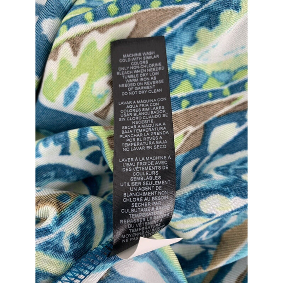 NWT Chico's Travelers Tunic Top Paisley Geometric 3/4 Sleeve - Picture 10 of 15